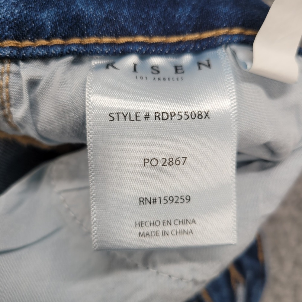 RISEN Jeans Size 1XL Mid Rise Straight Leg Medium Wash Denim 36x35 NEW - Picture 8 of 16